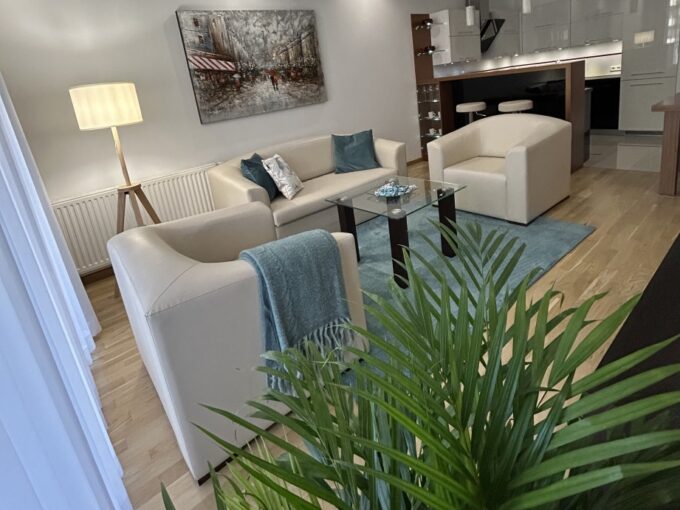 Komfortowy, luksusowy apartament Wiślane Tarasy